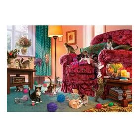 Anatolian 3632 Şımarık Kediler 500 Parça Puzzle