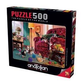 Anatolian 3632 Şımarık Kediler 500 Parça Puzzle