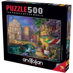 Anatolian 3633 Romantik Venedik 500 Parça Puzzle