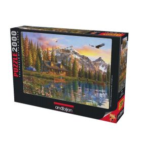 Anatolian 3933 Eski Ev - Old Look Cabin 2000 Parça Puzzle