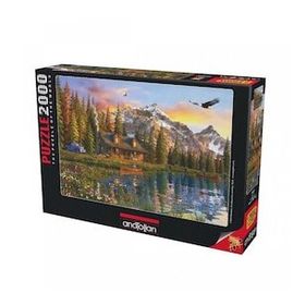 Anatolian 3933 Eski Ev - Old Look Cabin 2000 Parça Puzzle