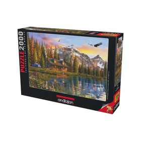 Anatolian 3933 Eski Ev - Old Look Cabin 2000 Parça Puzzle