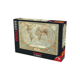 Anatolian 3935 2000 Parça Dünya Haritası Puzzle