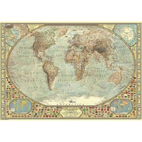 Anatolian 3935 2000 Parça Dünya Haritası Puzzle