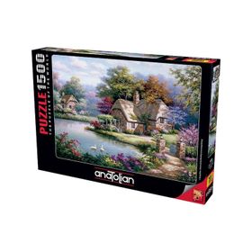Anatolian 4529 Kuğular ve Kır Evi 1500 Parçalık Puzzle