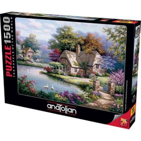 Anatolian 4529 Kuğular ve Kır Evi 1500 Parçalık Puzzle