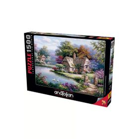 Anatolian 4529 Kuğular ve Kır Evi 1500 Parçalık Puzzle