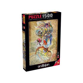 Anatolian 4560 Dünyayı Gezen Çerkez Kızı 1500 Parça Puzzle