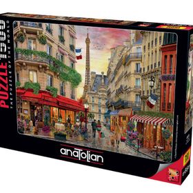 Anatolian 4572 Cafe Eiffel 1500 Parça Puzzle