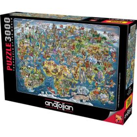 Anatolian 4923 Harika Dünya 3000 Parça Puzzle