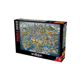 Anatolian 4923 Harika Dünya 3000 Parça Puzzle