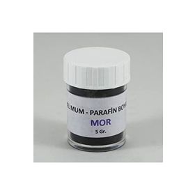 Anatolian 5 gr Mor Renk Jel Mum ve Parafin Toz Boyası