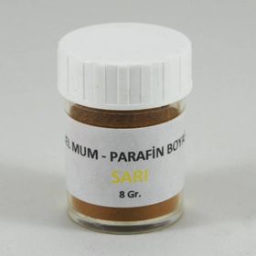 Anatolian 5 gr Sarı Renk Jel Mum ve Parafin Toz Boyası