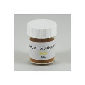 Anatolian 5 gr Sarı Renk Jel Mum ve Parafin Toz Boyası