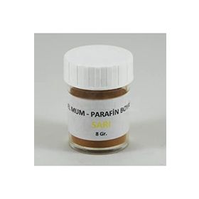 Anatolian 5 gr Sarı Renk Jel Mum ve Parafin Toz Boyası