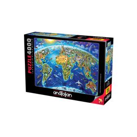 Anatolian 5202 Dünyanın Simgeleri 4000 Parça Puzzle