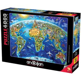 Anatolian 5202 Dünyanın Simgeleri 4000 Parça Puzzle