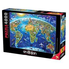 Anatolian 5202 Dünyanın Simgeleri 4000 Parça Puzzle