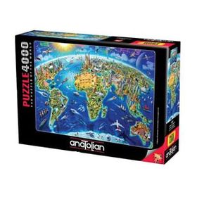 Anatolian 5202 Dünyanın Simgeleri 4000 Parça Puzzle