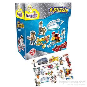 Anatolian 6115 Kırkpabuç Taşıtlar Sürücüler / Vehicle Eğitici Puzzle 87 Parça