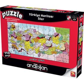Anatolian 7401 Türkiye Haritası İller 110 Parça Puzzle