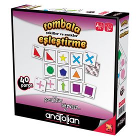 Anatolian 7407 Tombala Şekiller ve Renkler Eşleştirme