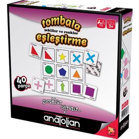 Anatolian 7407 Tombala Şekiller ve Renkler Eşleştirme
