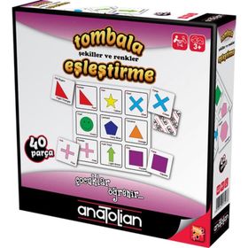 Anatolian 7407 Tombala Şekiller ve Renkler Eşleştirme