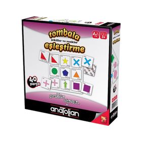 Anatolian 7407 Tombala Şekiller ve Renkler Eşleştirme