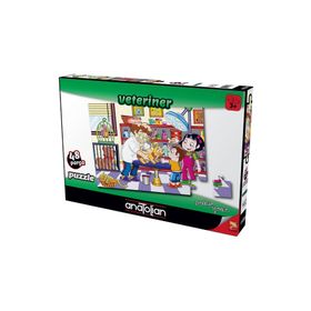 Anatolian 7465 48 Parça Veteriner Puzzle