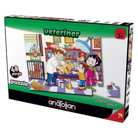 Anatolian 7465 48 Parça Veteriner Puzzle