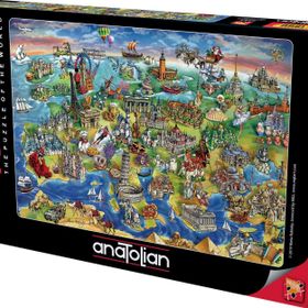 Anatolian Avrupa Haritası 4557 1500 Parça Puzzle