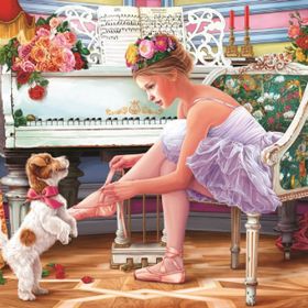 Anatolian Balerin ve Dostu 1000 Parça Puzzle