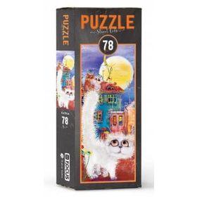 Anatolian Blue Focus BF056 Street Cats 78 Parça Puzzle