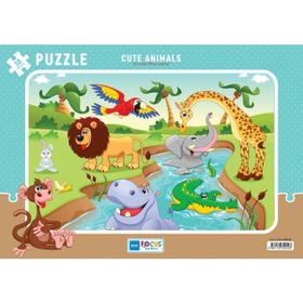 Anatolian Blue Focus Sevimli Kepçe 30 Parça Frame Puzzle
