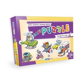 Anatolian Blue Focus Taşıtlar 24 Parça Baby Puzzle