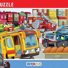 Anatolian Blue Focus Taşıtlar 30 Parça Frame Puzzle