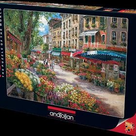 Anatolian Çiçek Pazarı 1000 Parça Puzzle