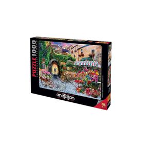 Anatolian Çiçek Pazarı 1000 Parça Puzzle