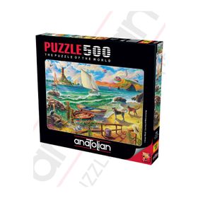 Anatolian Deniz Etkisi 3628 Renkli 500 Parça Puzzle