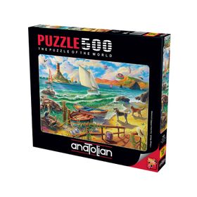 Anatolian Deniz Etkisi 3628 Renkli 500 Parça Puzzle