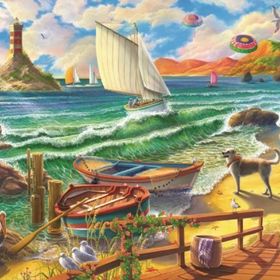 Anatolian Deniz Etkisi 3628 Renkli 500 Parça Puzzle