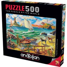 Anatolian Deniz Etkisi 3628 Renkli 500 Parça Puzzle