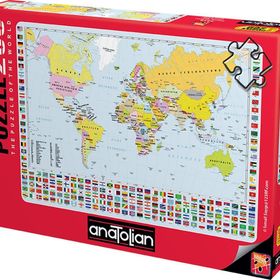 Anatolian Dünya Haritası- World Map 260 Parça Puzzle