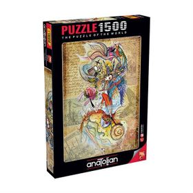 Anatolian Dünyayı Gezen Çerkez Kızı 1500 Parça Puzzle