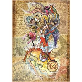 Anatolian Dünyayı Gezen Çerkez Kızı 1500 Parça Puzzle