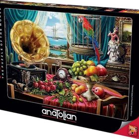 Anatolian Gramofon Still Life With Fruit 1000 Parça Puzzle