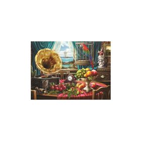 Anatolian Gramofon Still Life With Fruit 1000 Parça Puzzle