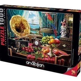 Anatolian Gramofon Still Life With Fruit 1000 Parça Puzzle