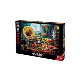 Anatolian Gramofon Still Life With Fruit 1000 Parça Puzzle